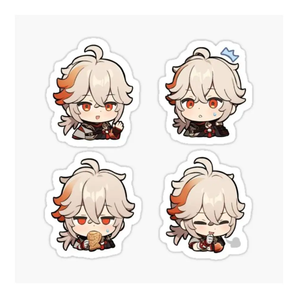 Chibi Kazuha Pack Genshin Impact Sticker Motorcycle Bumper Trunk Laptop Window Vinyl Decals High Quality Car Decoration