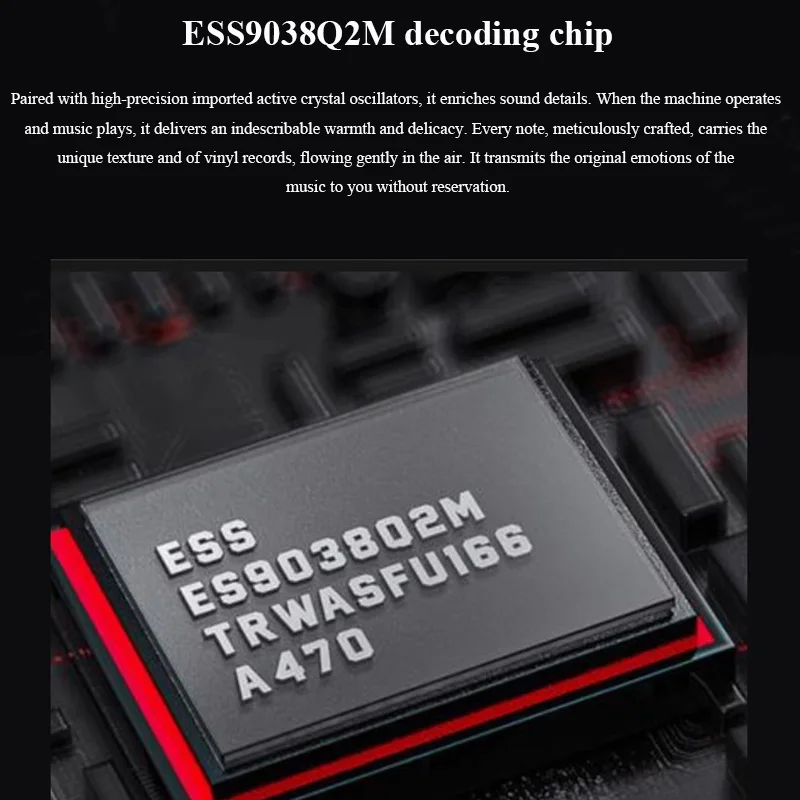 Flaggschiff HIFI CD-Player ESS9038Q2M DAC Drahtlose Bluetooth Voll Ausgewogene OPA2604 OpAmp CD Musik Plattenspieler Ringkerntransformator