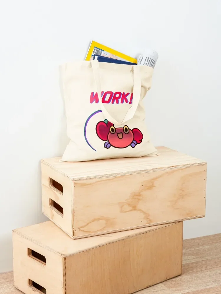 Crabby crab - work hard Tote Bag Gift bags bag luxury women great bag Big women