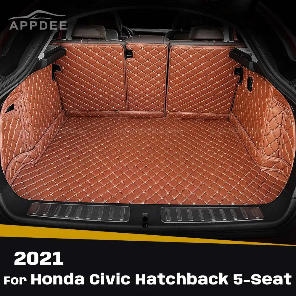 

Для Honda Civic Hatchback 5-Seat 2021, авто полное покрытие, коврик для багажника, автомобильный защитный коврик, грузовой вкладыш, аксессуары для интерьера