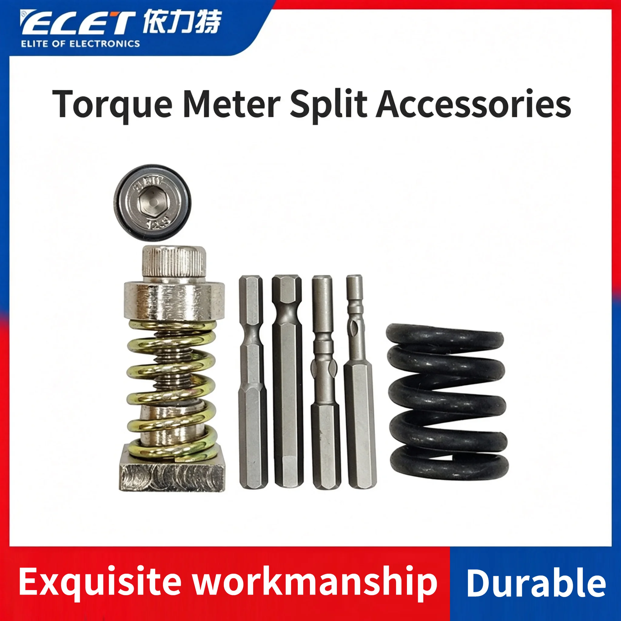 1PCS/Torque tester - Split accessory electric screwdriver test head - Test base rod - Bullet spring test head