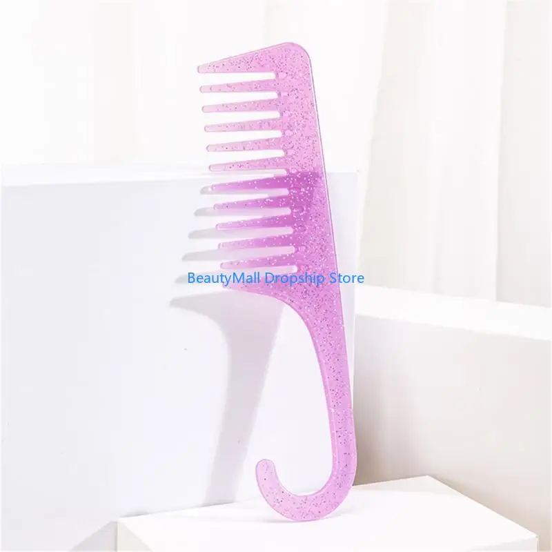 40JD Easy Hair Detangling Solution Wide Tooth Professional Detangler Styling Combs Anti breakage for All Hair Types