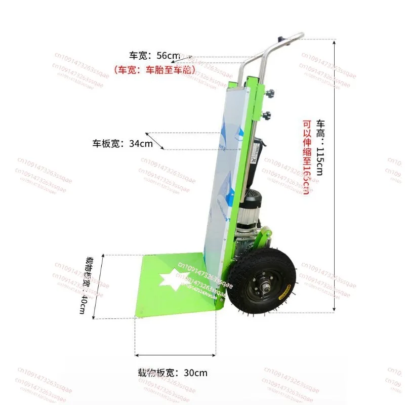 

Electric Stair Climbing Machine Transport Cart for Sand, Cement, Home Appliances Delivery, Up and Down Stairs Artifact