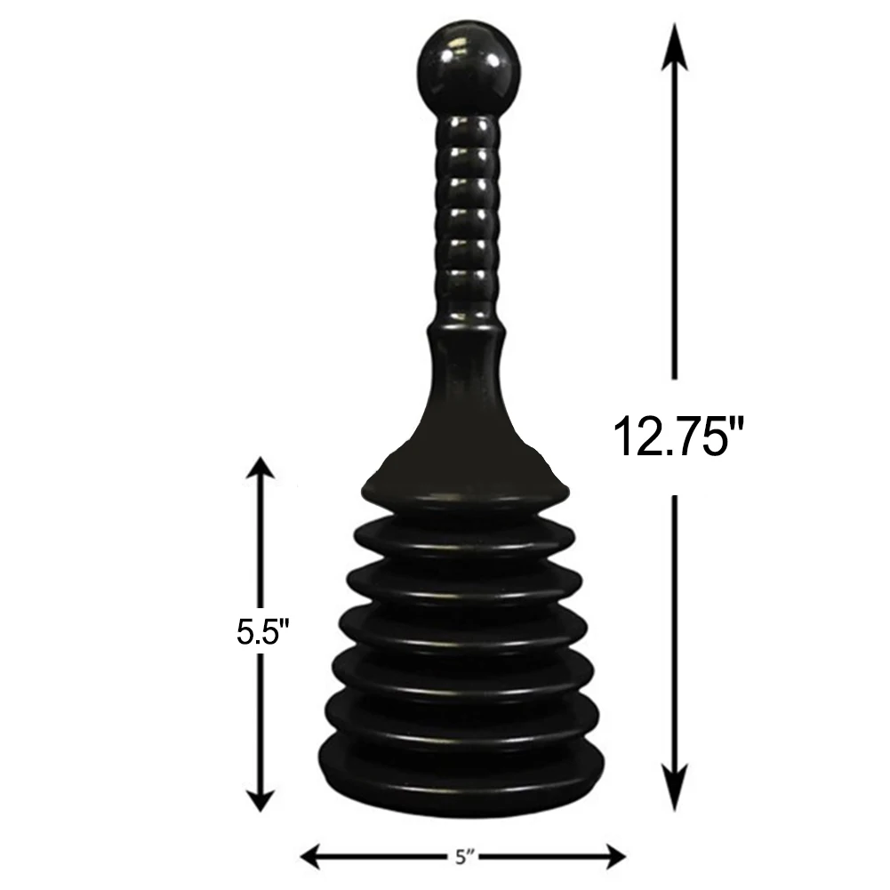 Toilet Opener Bathroom Suction Cleaning Tool Black Kitchen Portable Reusable Floor Drain Toilet Openers