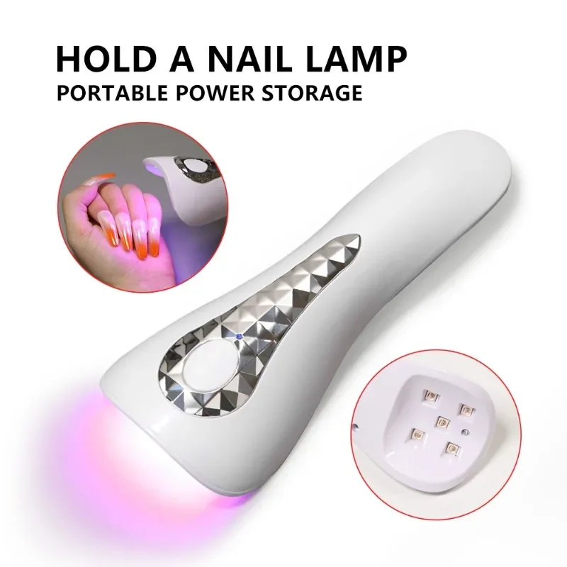 Unhas lâmpada de secagem portátil lâmpada led para uv recarregável mini manicure lâmpada secador de unhas para gel polonês manicure ferramentas