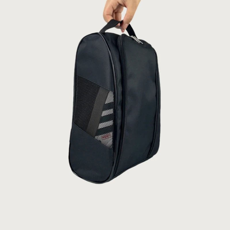 Portable Golf Shoe Bag Oxford Cloth Shoe Carrier Bags Breathable Lightweight Golf Handbag Dustproof Football Tennis Shoe Bag
