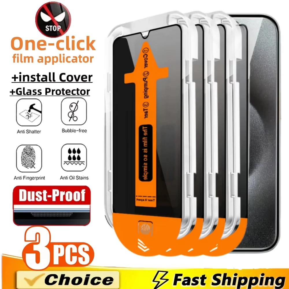 1-3PCS Privacy Tempered Glass For Samsung S26 Ultra S25 S24 S23 Plus A57 A56 A37 A36 A55 A35 A26 A17 A16 Unlock Screen Protector