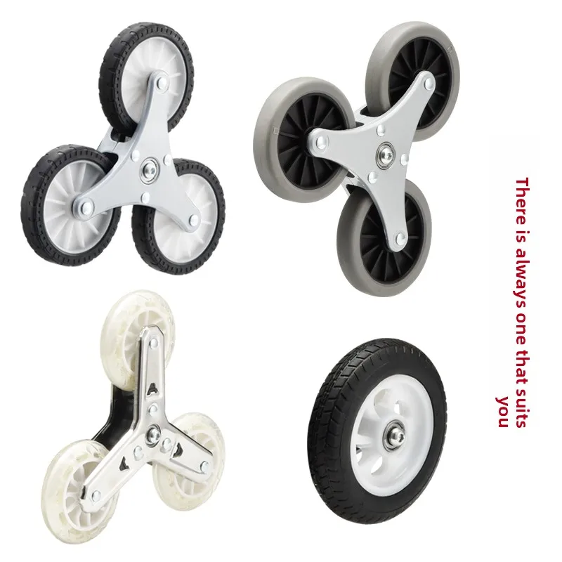 

e Wheel Rubber op Cart Wheels Wear Resistant Stair Climbing Universal Wheels for Vegetable Bung And Carrng