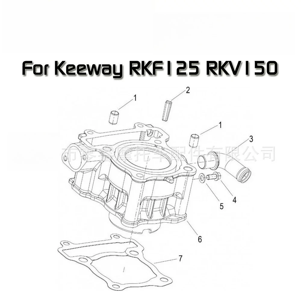 For Keeway RKF125 RKV150 RKF RKV 125 150 Motorbike Cylinder Liner Piston Complete Assembly
