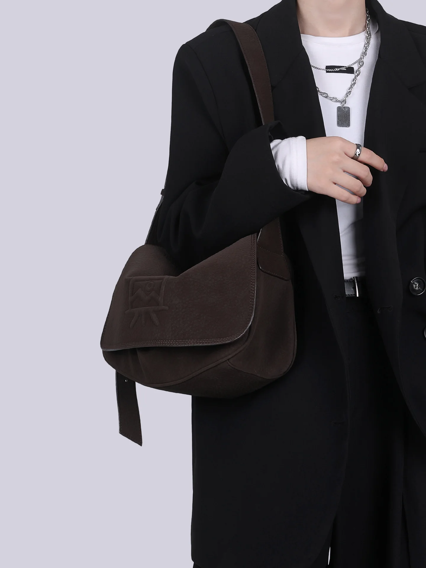 

Minimalist Retro Matte Tote Bag Single Shoulder Crossbody Women's Bag Wood River Card New 2026 Soft Leather Handbag