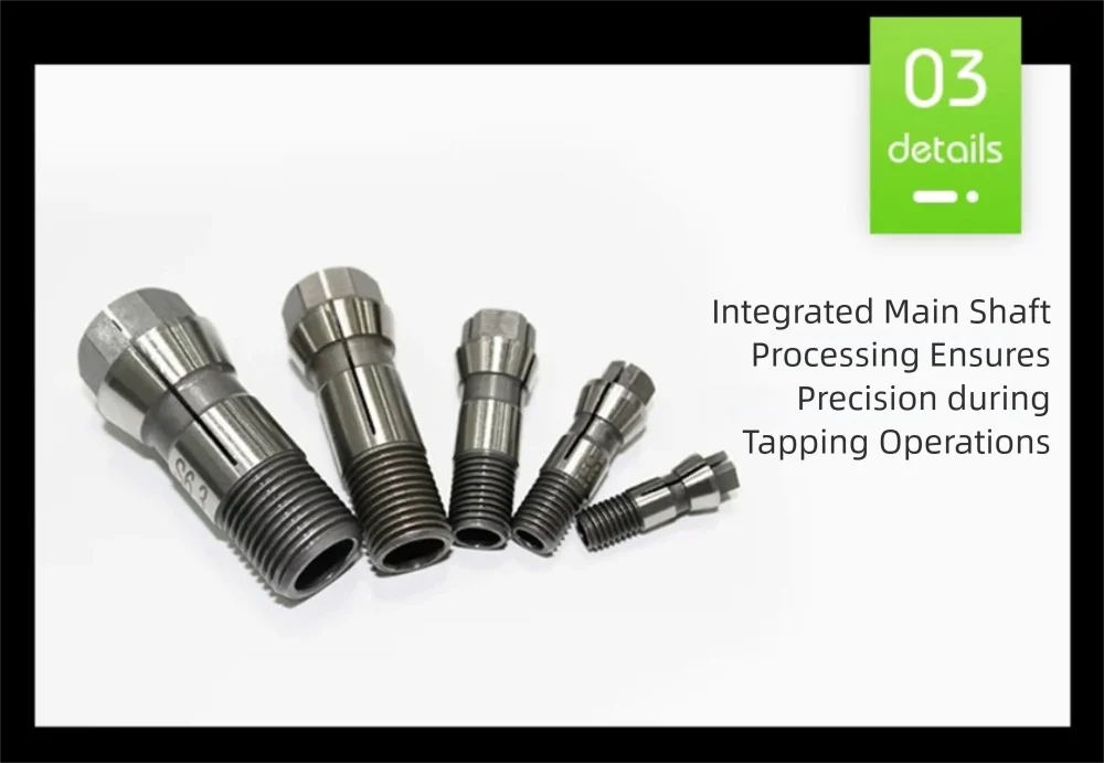 Maschinenspannzange für Gewindebohrer 4mm CT4/CT5/CT6/CT9/CT12/CT14/CT16 S2.5 S3.0 CNC-Teile Metallspindelwerkzeug Werkstückhalterung – Detail 16