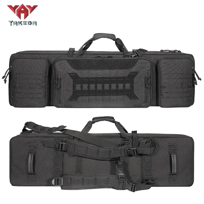 

YAKEDA Outdoor Tactical Gun Bag 36 inch Large Capacity Hardshell Waterproof Long Backpack For Paintball Military Rifle Bag