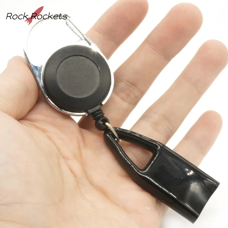 R&R Universal Lighter Silicone Protective Cover Retractable Keychain Design Avoid Losing Tools Portable Lighter Accessories