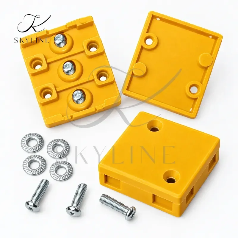 10pcs Ebike Motor Cable Connector Block For Phase Wires 3 Pole High Current
