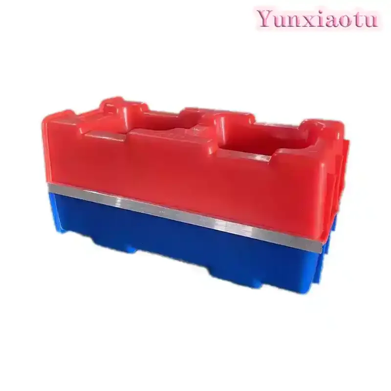 10Pcs Two Color Hollow Concrete Block Molds Reusable Plastic Wall Brick Cast Mould for Garden Decor Fence