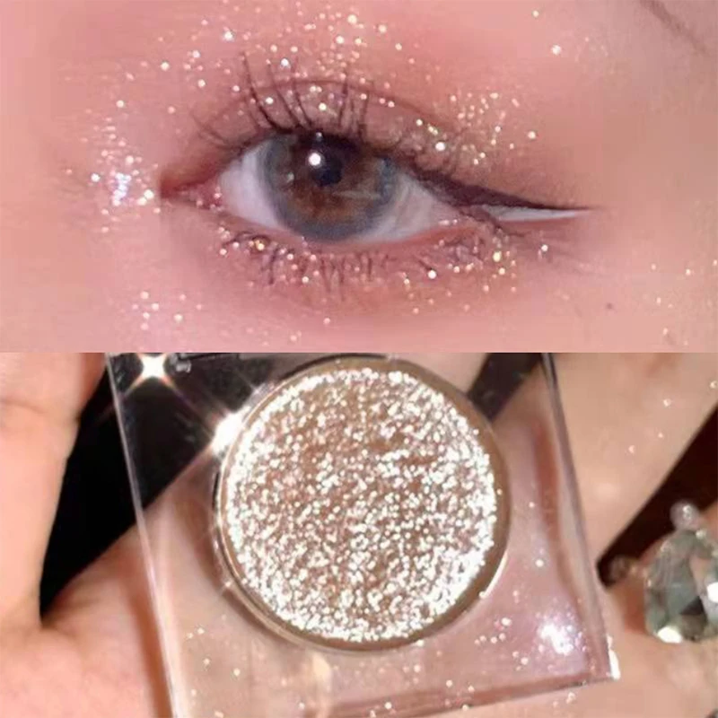 Monochrome Eyeshadow Pearl Glitter Brightening High Light Ultra Glitter Eyeshadow Flash Glitter