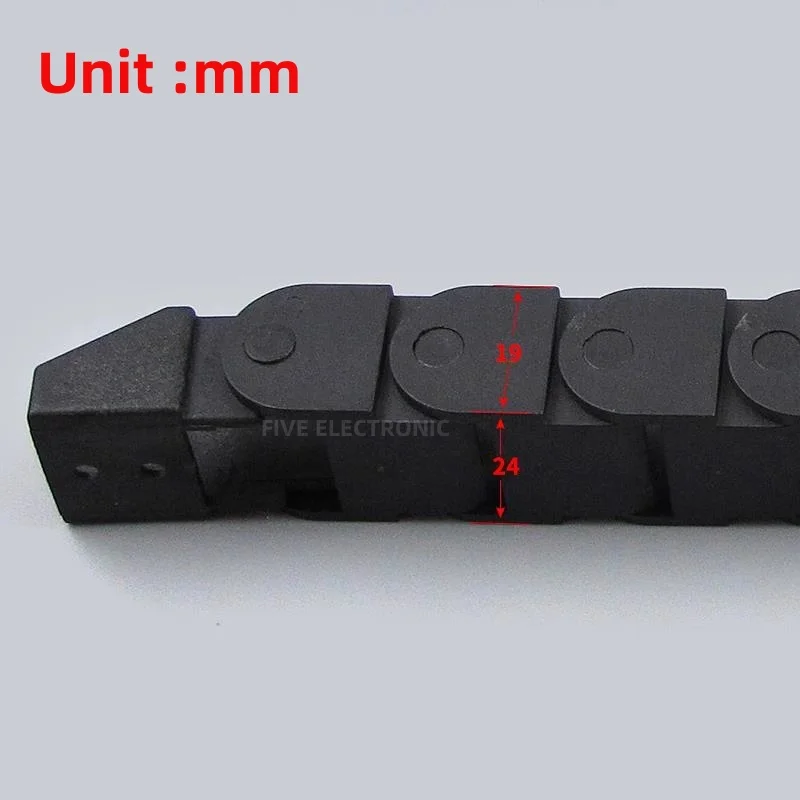 

Light Curtain Trailing Chain Tank Chain Door Motor Trailing Chain Fast Universal 24*19 Standard 50cm Suitable For KONE Elevator