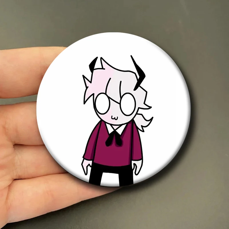 Game Fnf Selever Anime Button Pin Friday Night Funkin Selever Funny Meme Sarvente Cartoon Brooch
