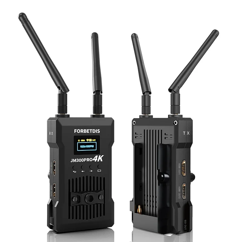 JM300PRO-Wirelessビデオ送信機,フィート,4K, HDMI,iOS,Android, DSLRカメラ用画像送信機