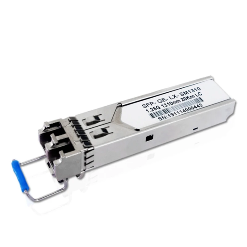 Módulo óptico SFP Gigabit, módulo óptico monomodo SFP-GE-LX-SM1310 20KM, fibra Dual 1,25G para Huawei H3C