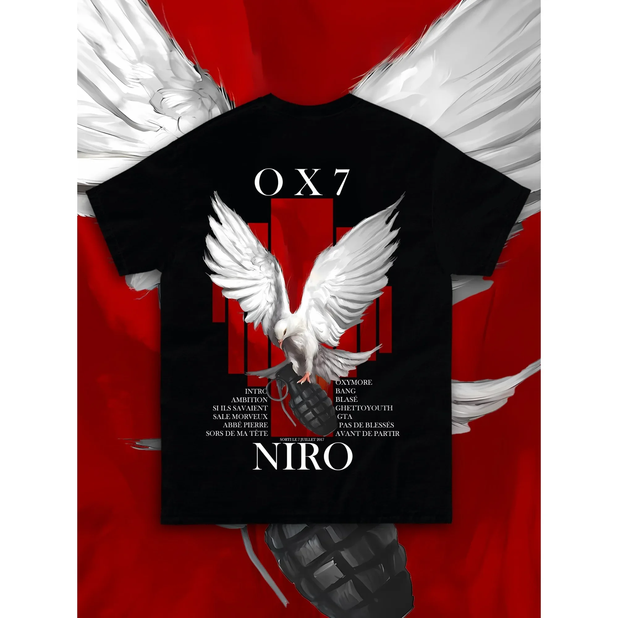 

New high-quality men's summer T-shirts made of 100% pure cotton, featuring a casual, fashionable and individual street style