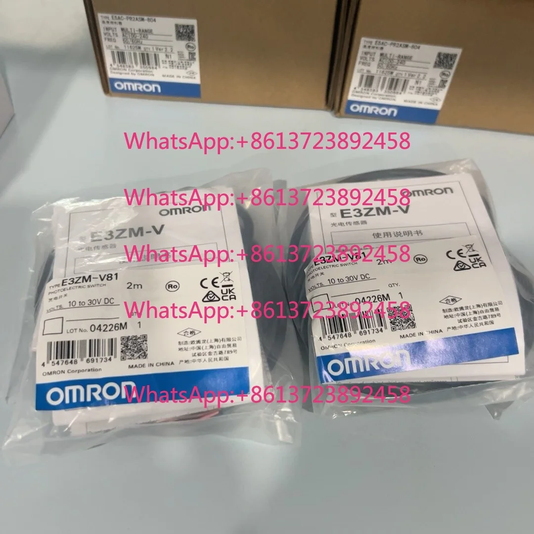 Omron OMRON E3ZM-V81 photoelectric sensor, brand new original and genuine