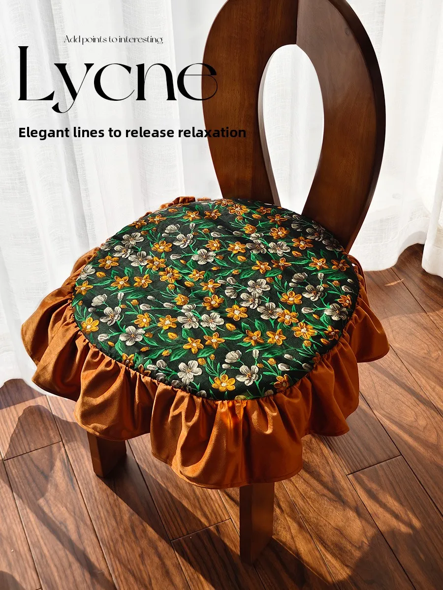 

Подушки для обеденных стульев Ele American Sle: ретро-стиль, высококачественные, для дома, деревянные, для чайной церемонии, подходят для всех сезонов