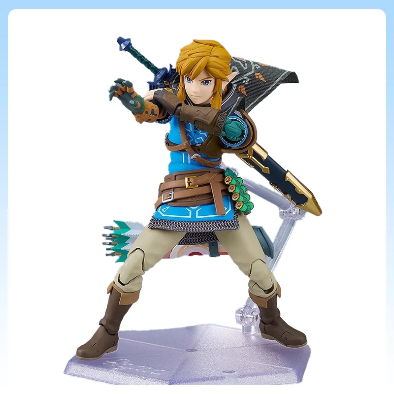 

14cm Link Action Figure Model Tears of the Kingdom Breath of the Wild Archer Boy Collectible Toy Desk Decoration Anime Figurine