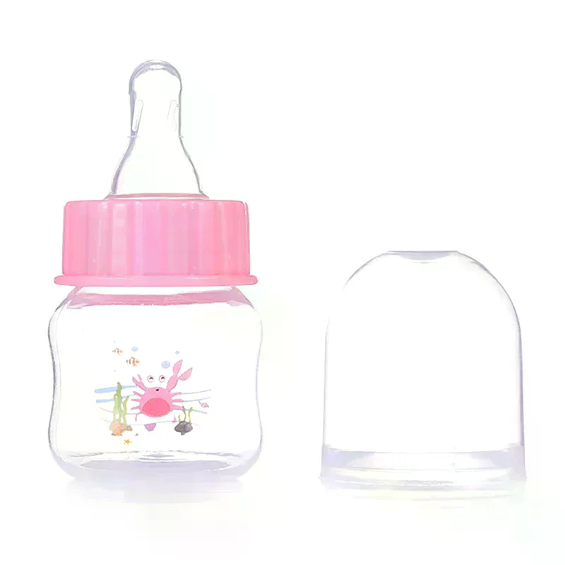 

50ML Care Baby Newborn Mini Portable Feeding Nursing Bottle Bpa Free Safe Infant Nursing Nipple Feeder Fruit Juice Milk