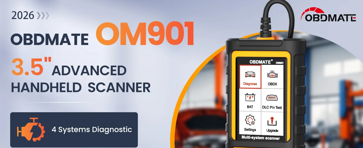 OBD2-Scanner Auto-Diagnosegerät ABS SRS Getriebesystem-Scanner Motorfehlercode-Lesegerät Automotive Scan-Tool – Detail 4