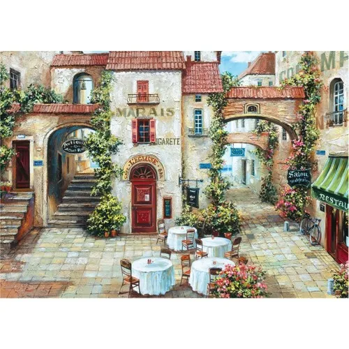 Puzz 68x48 cm - 1000 Piece Village Square Puzzle