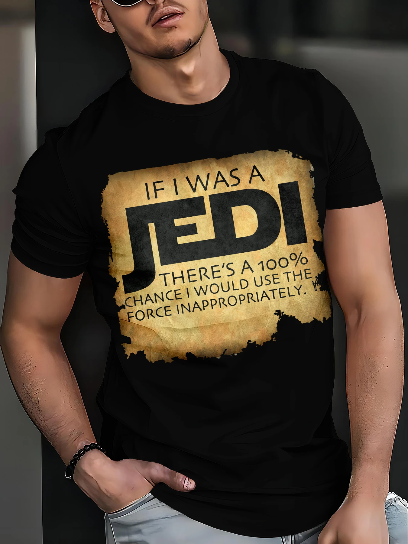 

Men's 3D Digital Printed Casual T-Shirt, Fashionable and Breathable Top