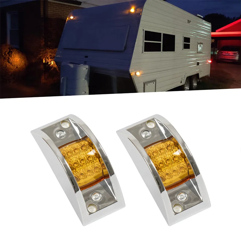 Truck edge light 12LED high brightness truck width indicator light Amazon hot selling bridge type signal light