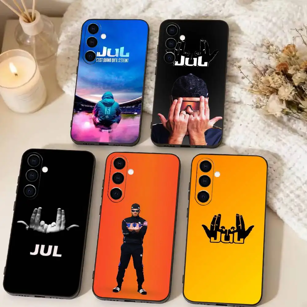 Rapper Jul Le J L Ovni  Phone Case For Samsung Galaxy A73,A72,A71,A70,A53,A52,A51,Others Soft Black Cover