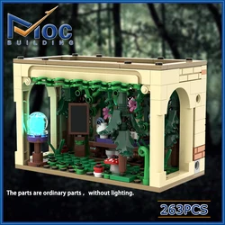 MOC Building Blocks Classic Movie Series Divination Classroom Scene Model DIY Assemble Bricks Creative Collection Toys Xmas Gift