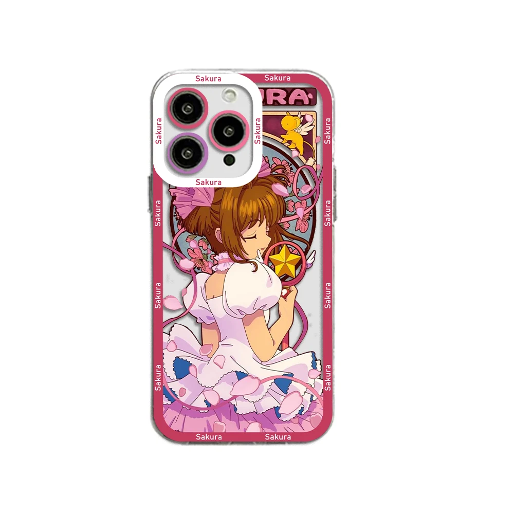 Cardcaptor Sakuras Anime Clear Case For Samsung A73 A72 A71 A55 A52 A51 A50 A42 A35 A33 A32 A31 A30 A24 A23 A22 A13 A05 5G Cover