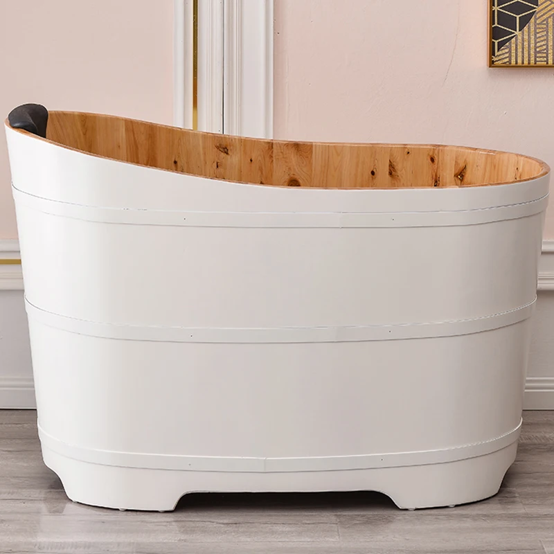 Round Japanese Bath Bucket Spa Adults Cold Plunge Tub Portable Bidet Washing Tub Banheira Dobravel Household Merchandises GGY07