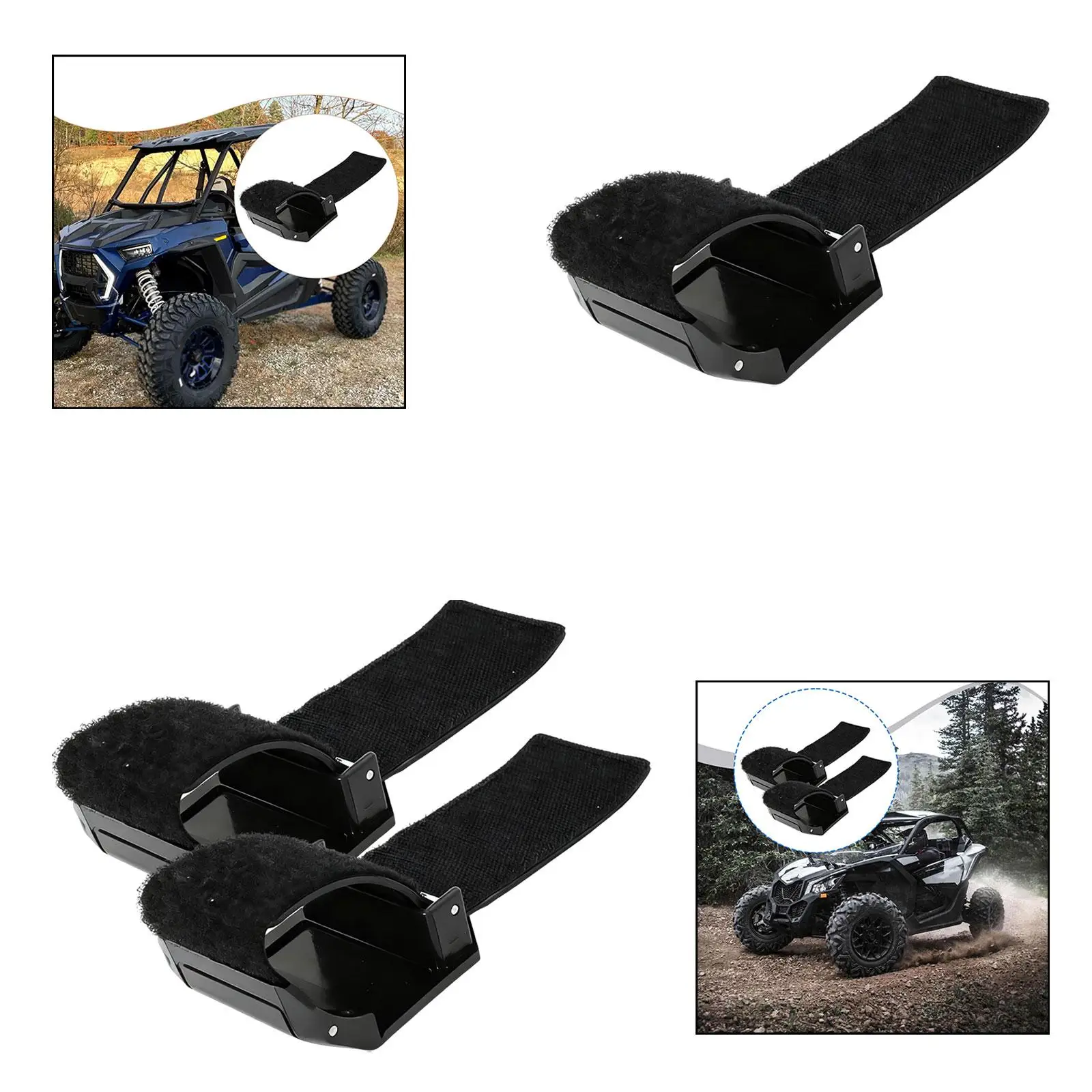 

Ремни зажимов для крепления на лобовое стекло UTV для Commander x3 Maverick