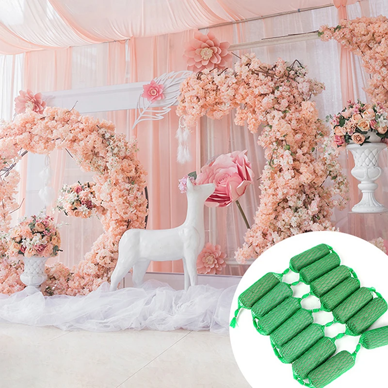 14Pcs Floral Foam Wedding Flower Arrangement Decoration Home Garden Plant Flower Wet Sponge Foam Party DIY Craft Supplies