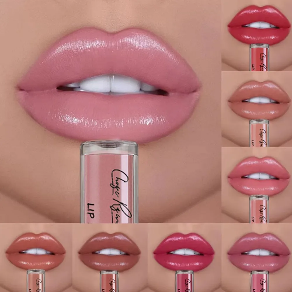 12 cores sexy batom feminino à prova dwaterproof água de longa duração úmido brilho labial vívido colorido lipgloss maquiagem feminina