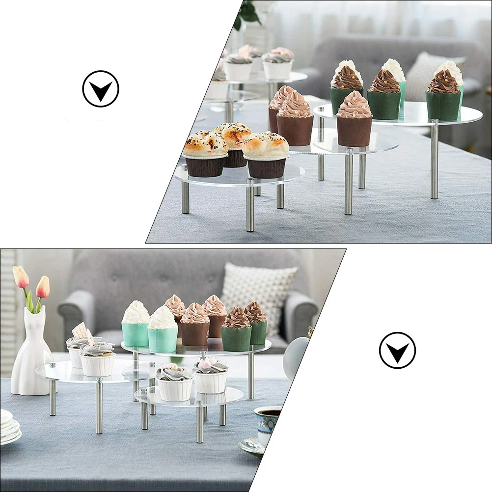

Acrylic Cake Clear Cupcake Display Display Stand For Cupcake Dessert Holder Transparent Wedding Party Food Table