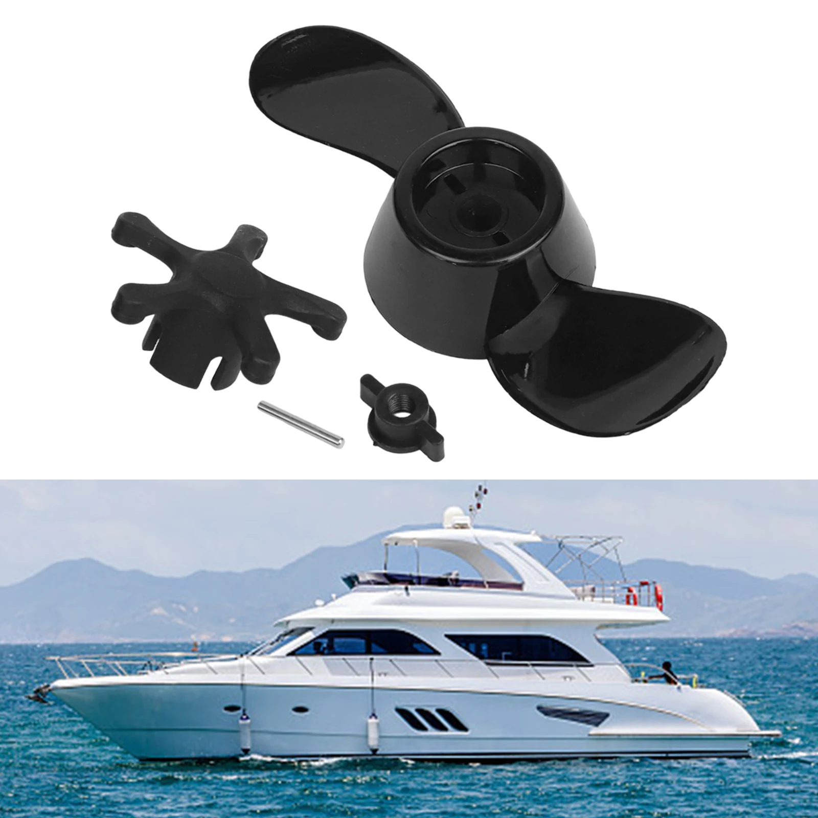 High Efficiency Propeller Electric Trolling Motor Parts Easy Installation Boat Parts As Shown In The Figure Boating Accessories