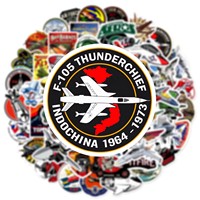 10/30/50PCS Top Gun Fighter Stickers Cool Graffiti Toys Skateboard Fridge Motorcycle Phone Notebook Waterproof DIY Kids Sticker