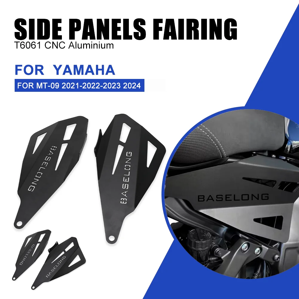 

For Yamaha MT09 MT-09 MT 09 2021- Motorcycle Rear Infill Panels Aluminum Accessories Frame Infill Side Panels Fairing Footrest