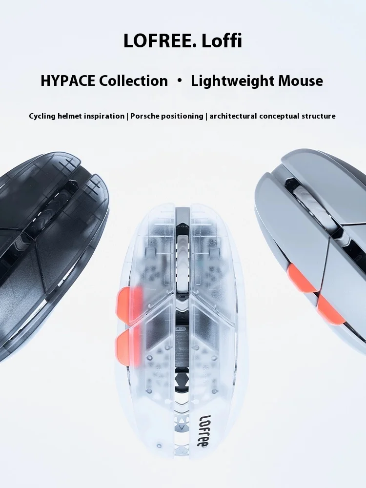 

Lofree HYPACE Falcon Gaming Mouse Wireless Specialized for Gaming 3950 Lightweight Hollow and Translucent [New product]