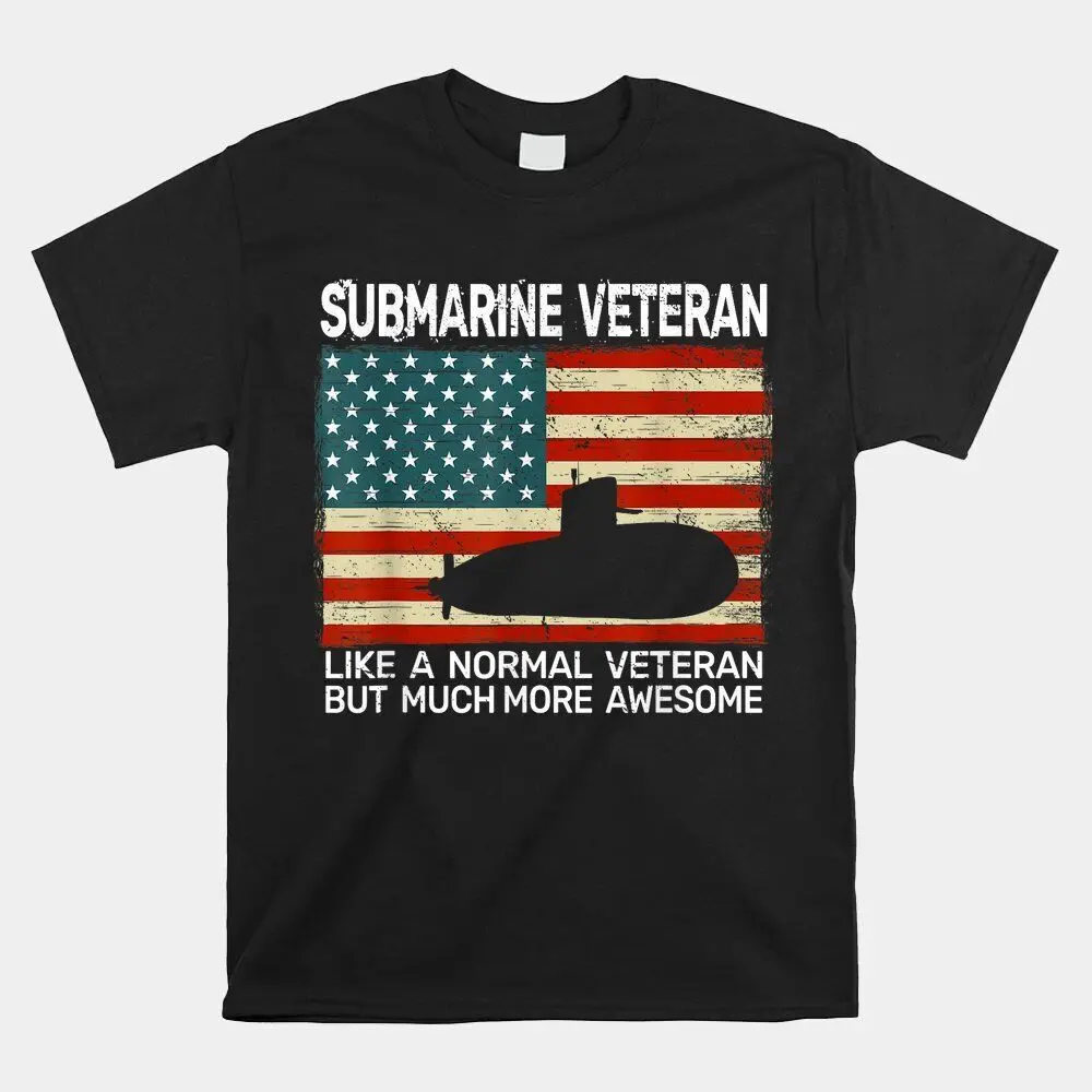 HOT SALE!! Usa Flag Submarine Veteran Submarine T-shirt Size S-5XL  High Quality 100%Cotton Short Sleeve