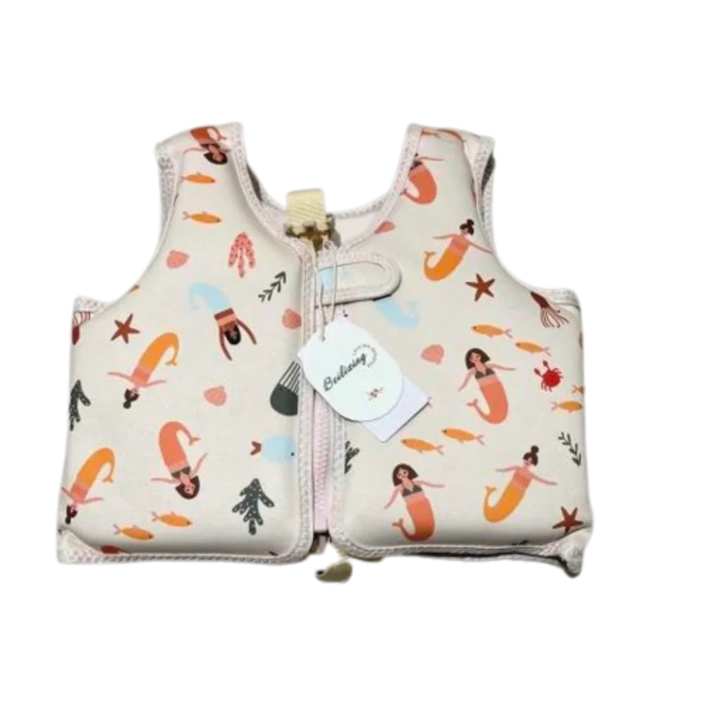 

Not Falling Off Child Buoyancy Vest Anti Rollover Adjustable Baby Swimming Jackets Stable Cartoon Inflation-Free Swimming Vest