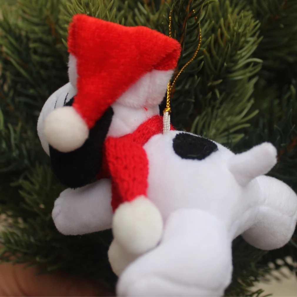 1 قطعة 10 سنتيمتر الفول السوداني عيد الميلاد سنوبي أفخم قلادة اللعب هدية عيد الميلاد اللعب شجرة عيد الميلاد زخرفة اللعب #2