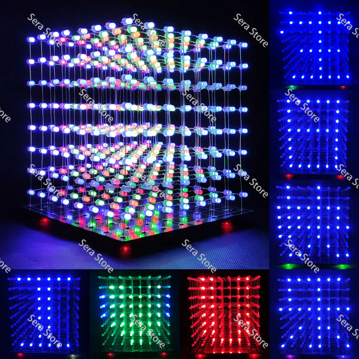 Kit de bricolage Cube Lumineux - Diy Electronics Components Kit avis et prix