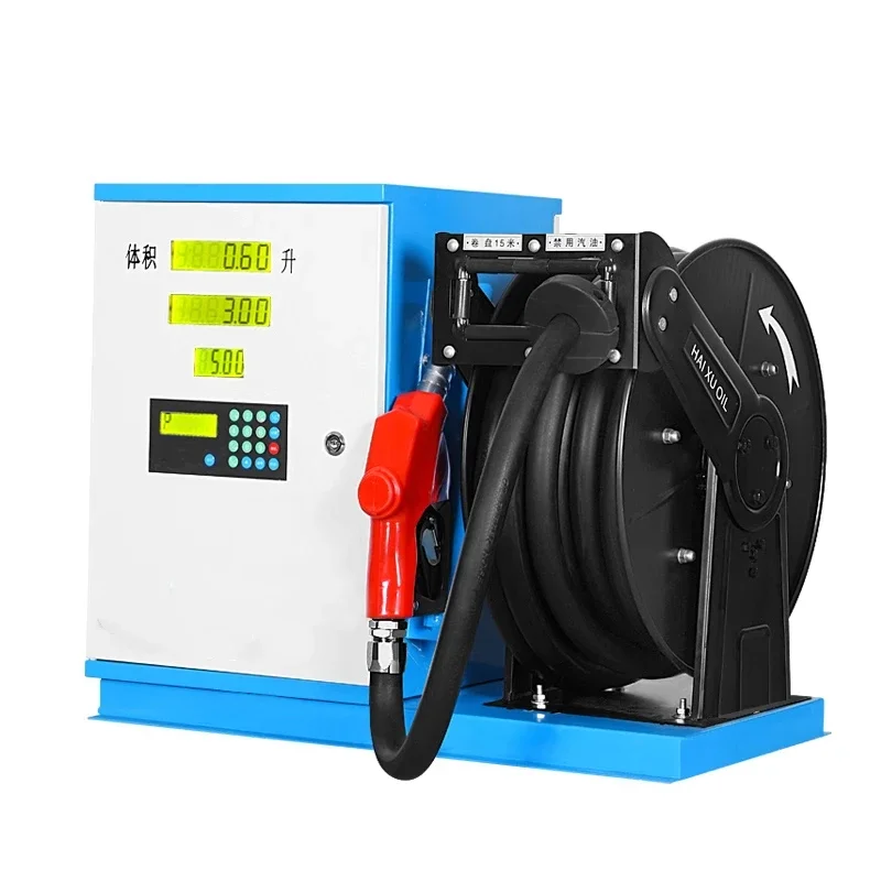 Máquina de repostaje de tambor a prueba de explosiones para automóvil, bomba automática, tubo de infusión engrosado de bajo ruido, Diesel de gran flujo de gasolina